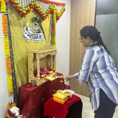 Celebrating Janmashtami in factories