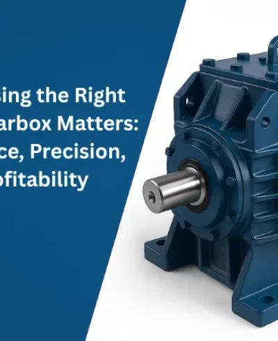 Why Choosing the Right Extruder Gearbox Matters Why Choosing the Right Extruder Gearbox Matters